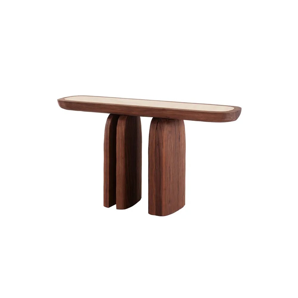 Wooden console table
